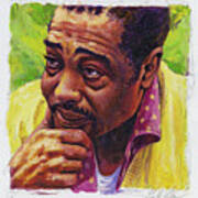 Duke Ellington In Yellow And Green Poster