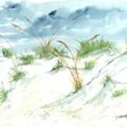Dunes 3 Seascape Beach Painting Print Poster