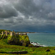 Dunluce Castle In Northern Ireland Poster