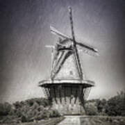 Dutch Windmill Poster