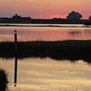 Early Light Of Day On The Bay Poster