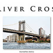 East River Crossings Poster