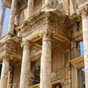 Efes Library Of Celsus Poster