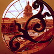 El Capitolio Peek In Havana Cuba Poster
