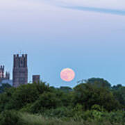 Ely Moonrise Poster