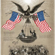 Emancipation, C1861. Poster