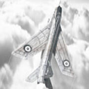 English Electric Lightning F.1a Poster