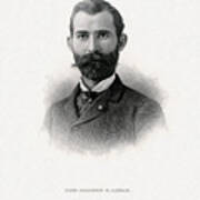 Engraved Portrait Of Rep. Marcus C. Lisle Poster
