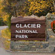 Entrance To Glacier Poster