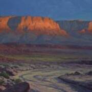 Evening Comes To Marble Canyon Poster