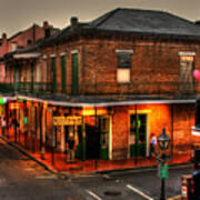 Evening On Bourbon Poster