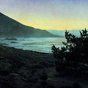 Evening On The California Coast Poster