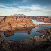 Evening View Of Lake Powell Poster
