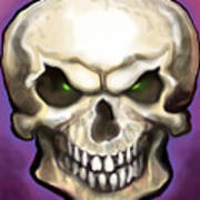 Evil Skull Poster