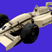 F1 B Racer Art Poster
