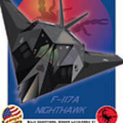 F117a Nighthawk Poster