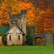 Fall At Squires Castle Ii Poster