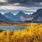 Fall Colors In Glacier National Park Poster