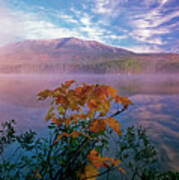 Fall View Of Mt Katahdin, Baxter State Park, Maine Poster