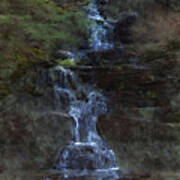 Falls At 6 Mile Creek Ithaca N.y. Poster