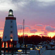 Faro Blanco Lighthouse Poster