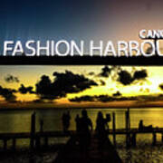 Fashion Harbour At Dusk Poster
