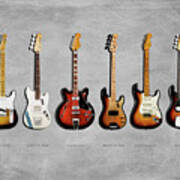 Fender Guitar Collection Poster