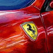 Ferrari Badge Poster