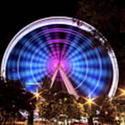 Ferris Wheel At Centennial Park 2 Poster