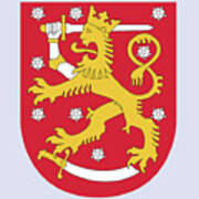 Finland Coat Of Arms Poster