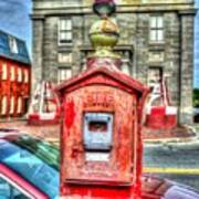 Fire Alarm Box 375 In Painterly Poster