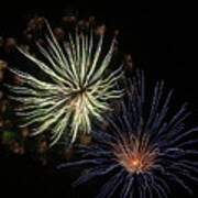 Fireworks From A Boat - 14 Poster