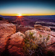 First Light At The Canyonlands Poster