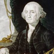 First President Of The United States Of America - George Washington Poster