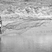 Fisherman On The Lower Ganges Poster