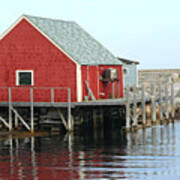 Fishermans House On Peggys Cove Poster