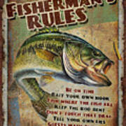 Fisherman's Rules Poster