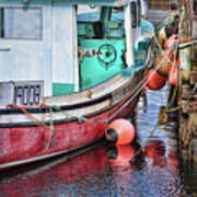 Fishing Boat At Peggy's Cove Poster