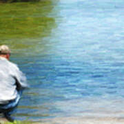 Fishing With Grandpa Poster