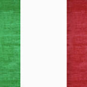 Flag Of Italy Grunge Poster