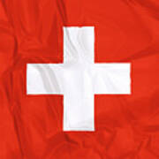 Flag Of Switzerland Poster