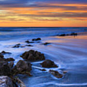 Florida Beach Sunset Poster