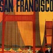 Fly Twa San Francisco - Trans World Airlines - Retro Travel Poster - Vintage Poster Poster