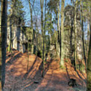 Forest Landscape In Bohemian Paradise Poster