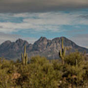 Four Peaks Painterly Poster