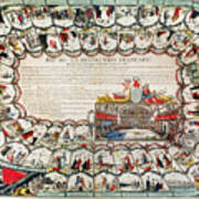 French Game Board, 1791 Poster
