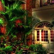 French Quarter Courtyard Poster
