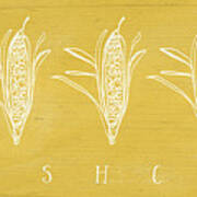 Fresh Corn- Art By Linda Woods Poster