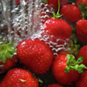 Fresh Strawberries Poster