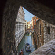From The Bridge Of Sighs Venice Italy Poster